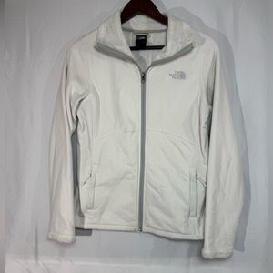 The North Face Women’s Small White Fleece Zip Up Coat Jacket